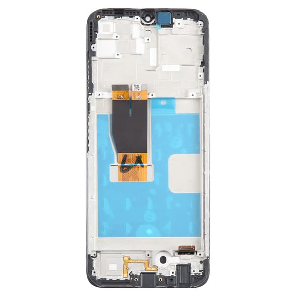 For T-Mobile REVVL 6X Pro 5G LCD Screen Digitizer Full Assembly with Frame (Black) Black Svart