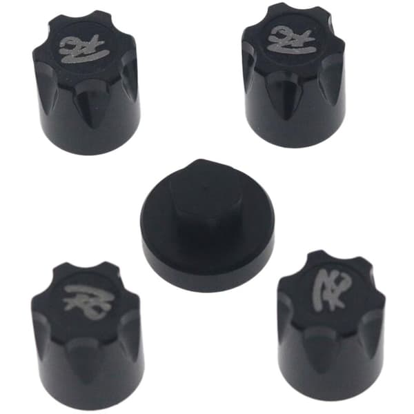 5 stk aluminiumfelger fjernkontroll bilfelg senterhette mutter for 1/10 Crawler TRX4 Axial SCX10 90046 D90 E