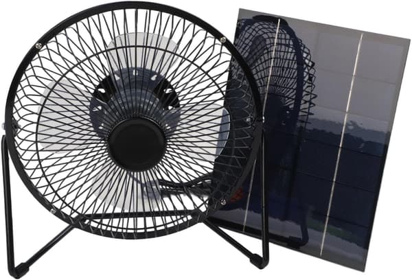 5 ventilatorer 8 tommer USB hønsehuse og drivhuse 2W solpanelkit med til bæredygtig køleløsning