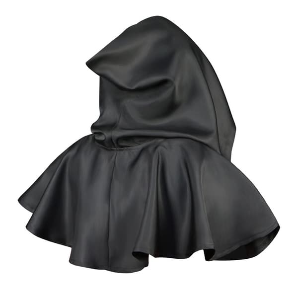 Halloween Hette Kappe Sjal Polyester Middelalderhette Hatt Fotorekvisitter Black