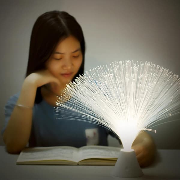 Fiberoptisk Lys, LED Farveskiftende Multifunktionslys Soveværelsesnatlampe