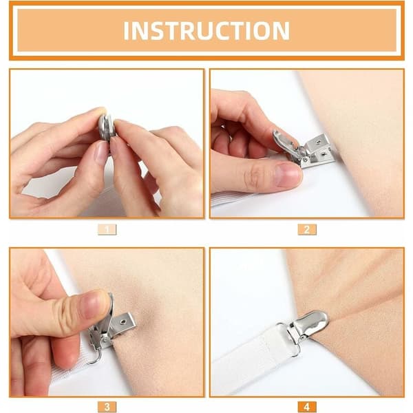 Adjustable Sheet Holder (65 cm to 200 cm), Fastening Clip San