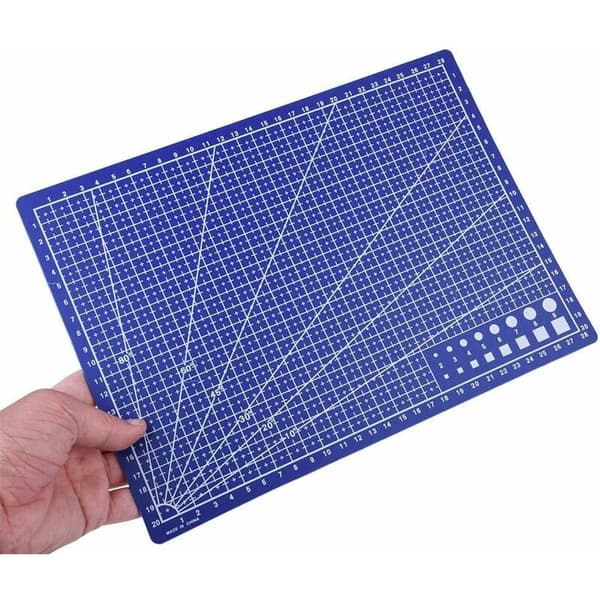 Self-healing cutting mat, A4 quilted grid lines cutting board for leather paper office supplies tools