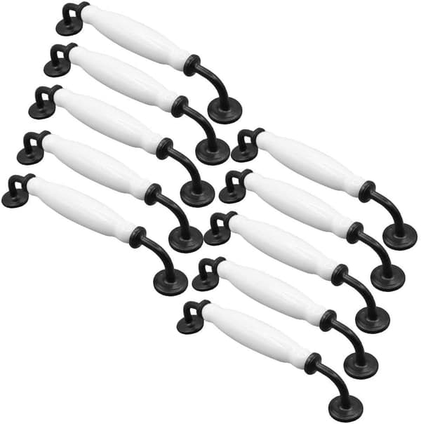 10 x Möbelhandtag Rörhandtag, Möbeldörrknopp Handtag