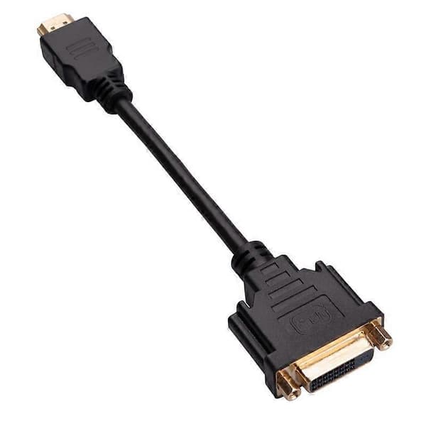 HDMI (M) til DVI-D (F) Adapterkabel