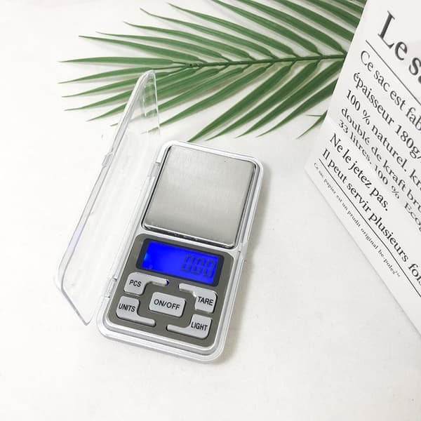 Digital pocket scale, portable jewelry scale 0.01 - 200g silver