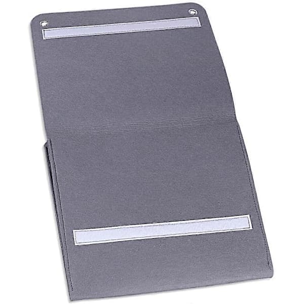 (Pow Yeah!) Bedside Caddy, Bed Storage Organizer with 5 Pockets, Remote Control Holder