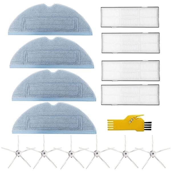 Replacement Accessory Kit for Robot Vacuum Cleaner S7 T7S T7 Plus, Side Brush Filter Pads Spare Parts