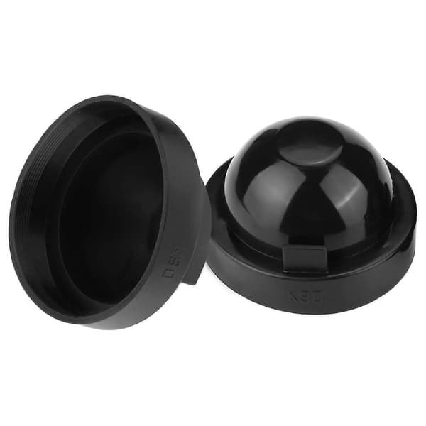 2 stk 90 mm svart gummi bil LED frontlys støvdeksel husforsegling vanntett