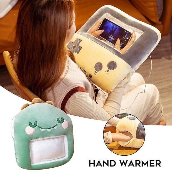 Winter Visual Hand Warmer Cushion Cute Cartoon Plush Toys Multifunctional Soft Stuffed Pillow for Home