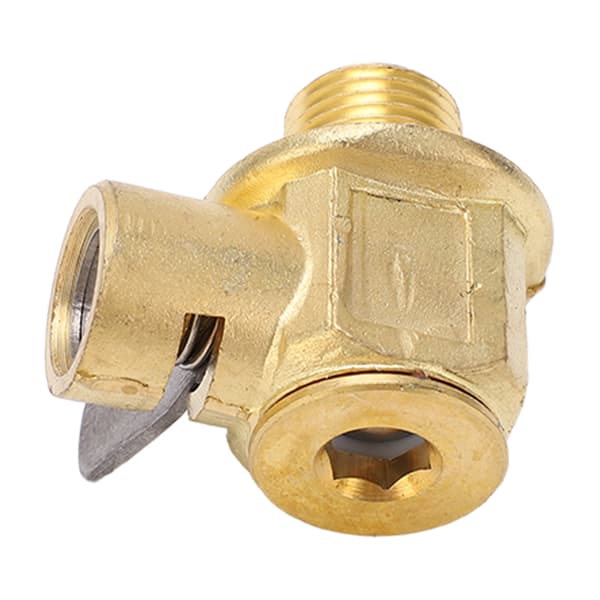 Hurtigkobling Oljeavløpsventil M14 1.25 Messing Rustfritt Stål LC10 Spak Klemme Lette Lastebiler