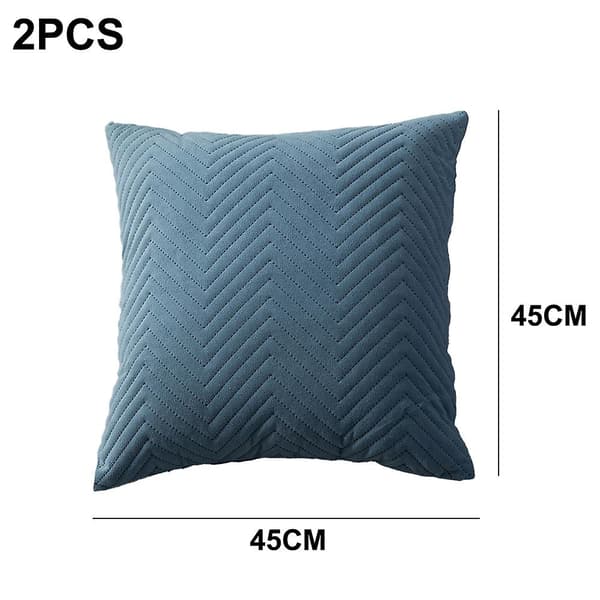 2-pack dekorativa örngott kuddfodral kuddfodral för soffa säng sovrum bil blå blå blue