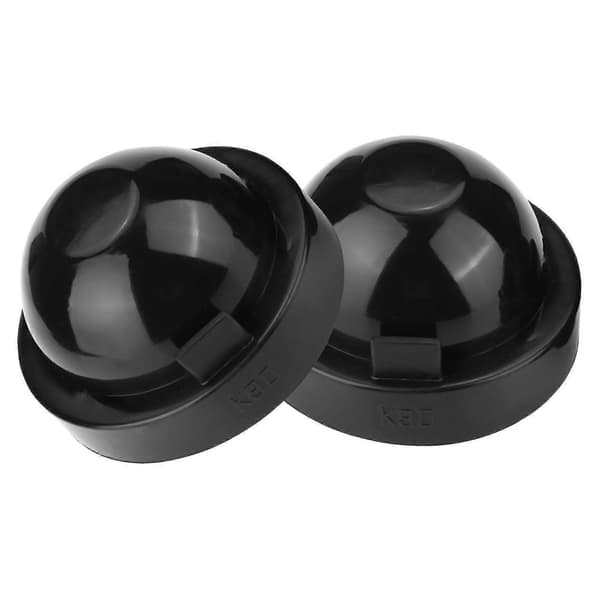 2 stk 90 mm svart gummi bil LED frontlys støvdeksel husforsegling vanntett