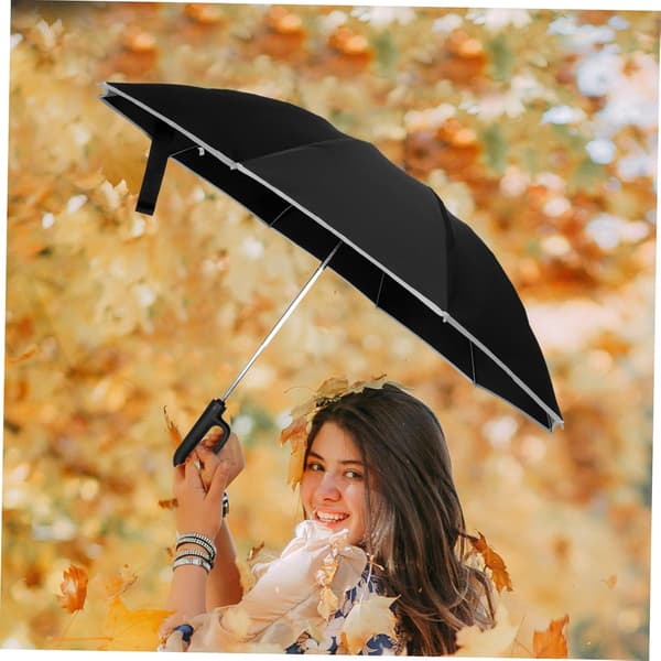 Automatic Opening and Closing Reflective Umbrella Compact Travel Umbrella Windproof Large for Men and Women