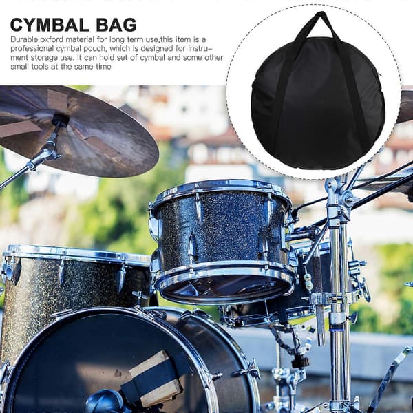 Slitstark instrumentförvaringsväska Cymbalväska Bärväska Instrumenthållare-FA-