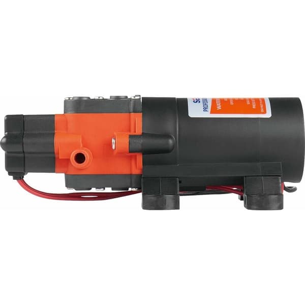 Silent and Long-lasting 12V Diaphragm Pump for Fresh Salt Dirty Water, Automatic On-demand RV Water Pump Self-priming Mounting Flexibility-FF-