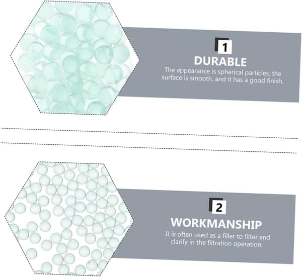 Kokande glaspärlor för experimentellt bruk, högprecisions kokstenar för laboratorieverktyg
