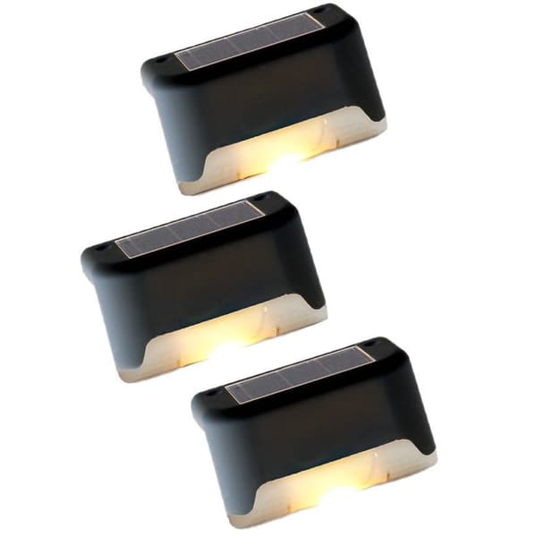 12-pack Solar Outdoor Lights, Waterproof LED Step/Driveway Markers/Path LED Solar Lights