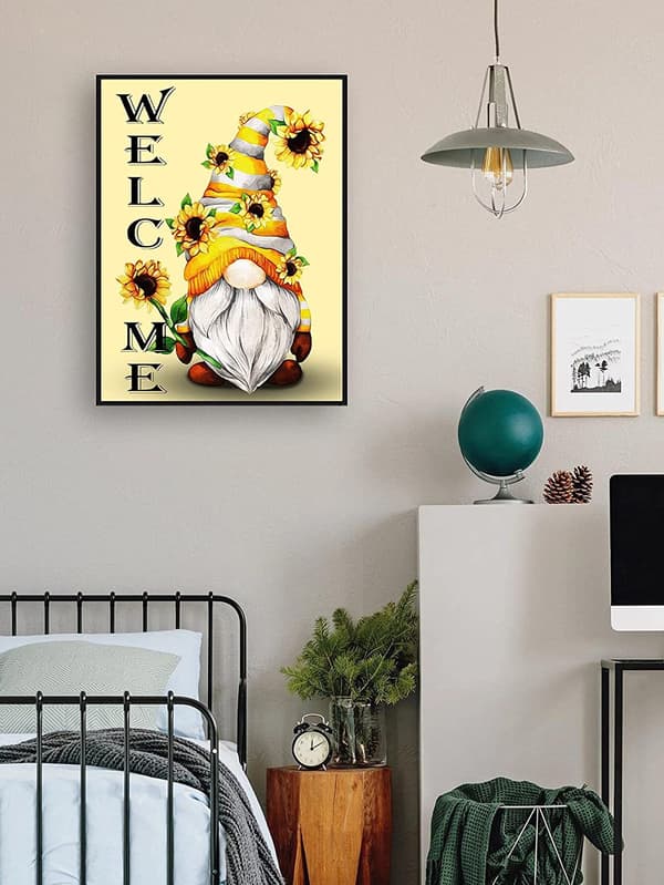 30 x 40 cm, Kääpiötimanttimaalaus Brodeeraus Timanttimaalaus Noin