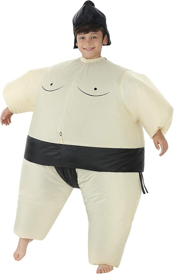 Oppustelige Børnekostumer, Oppustelig Sumobryder, Sumo w