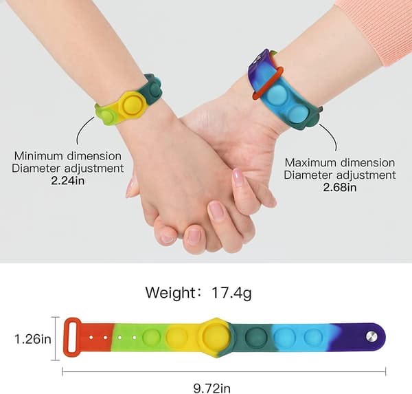 Stressaflastende armbånd Fidget legetøj Bærbart enkelt sensorisk Fidget