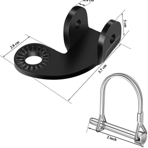 Trækstang i stål til cykeltrailer, 12 mm kompatibel med cykel