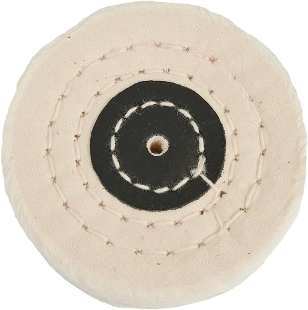 2tommer/3tommer/4tommer/5tommer/6tommer/7tommer/8tommer, poleringshjul til smykker, rustfrit stål, træ hvid farve