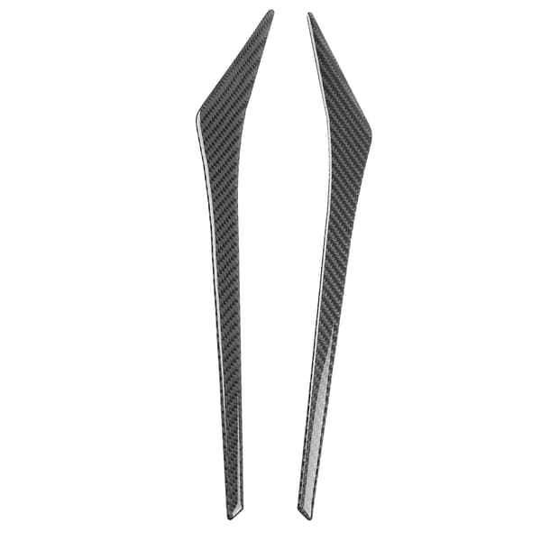 2-pack Carbon Fiber Headlight Eyebrow Trim Decal Compatible with Honda Fit 2014-2018