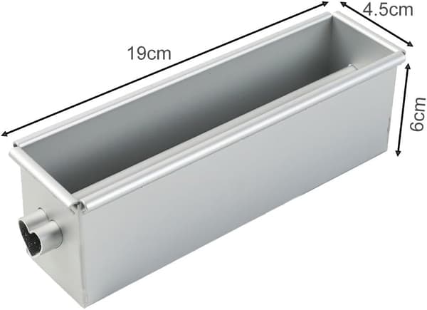 Bageform med midterstolpe til tilberedning af kager og brød, brug aluminiumslegering til jævne brød, egnet til almindelig ovn A