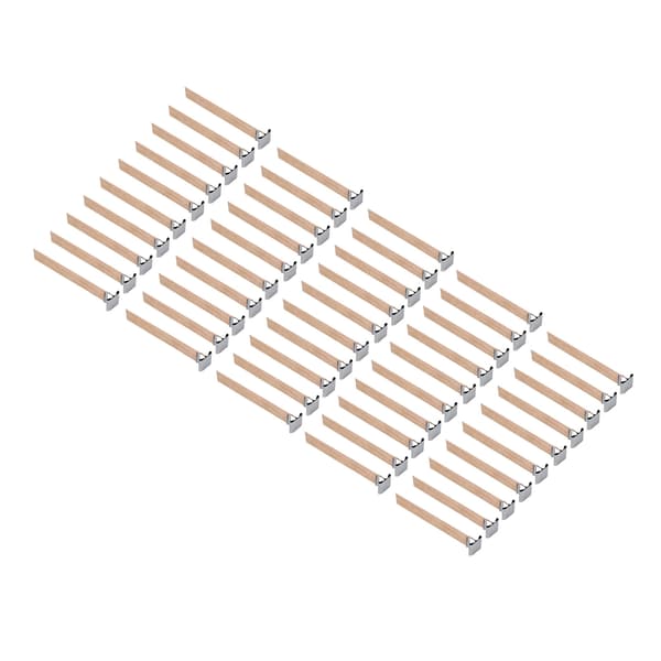 50-pak 9,9 x 1,3 cm Professionelle DIY-lysveger til hjemmebrug til lysfremstilling
