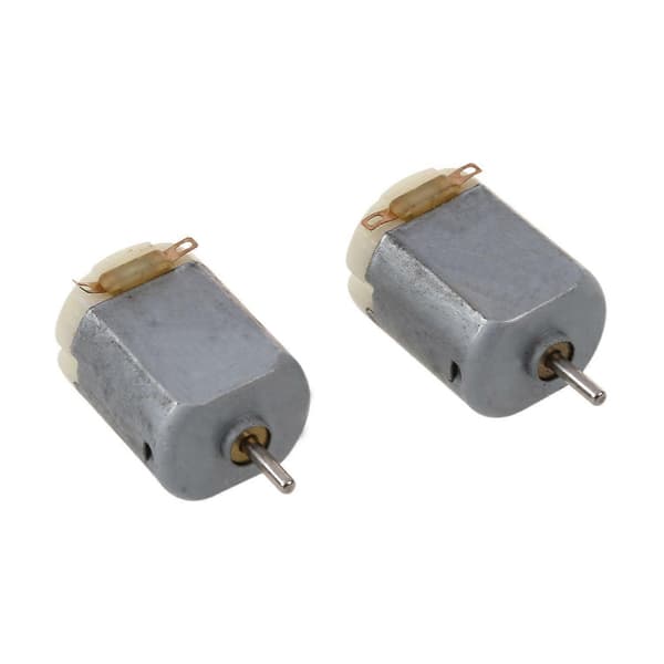 2 stk. Mini 2-benet magnetisk motor 19000RPM DC 3-6V til RC model fly
