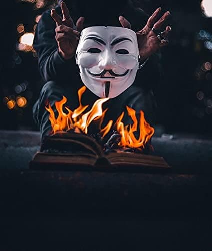Anonym Mask för barn - V för Vendetta Mask Halloween Masker Guy
