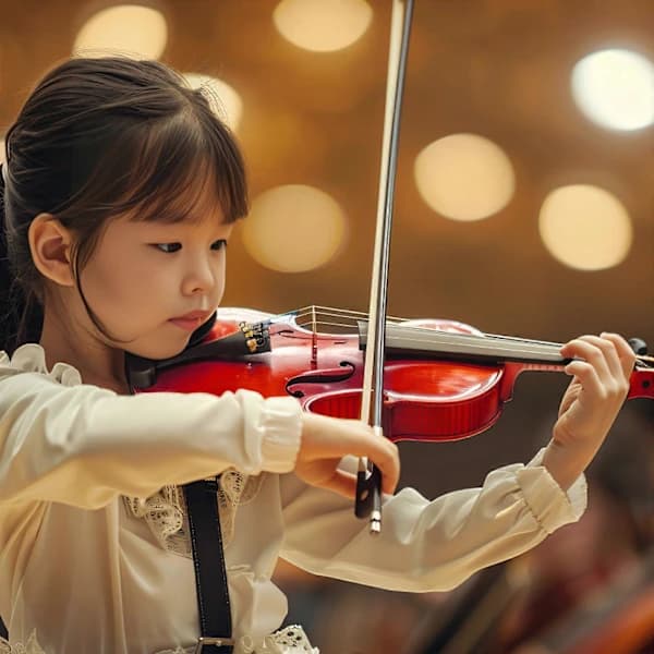 (pow yeah!) Simulated Violin Toy for Kids Acoustic Violin with Strings for Musical Beginners Develops Instrument Practice Gift