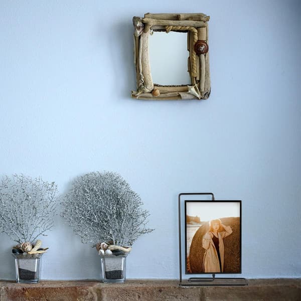 Rotating Floating Photo Frame Double-Sided Frame Acrylic Metal 8 Inch Stable Creative Tabletop