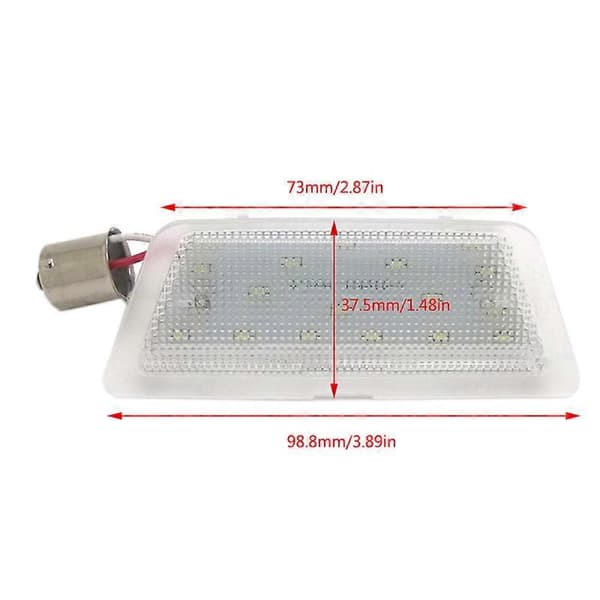 1X LED-nummerskiltlys for G 98-04 Bil Nummerskiltlys