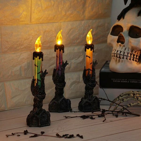 Halloween dekorative flimrende LED-lys til hjemmefester