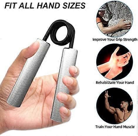 Metal Grip Strengthener, 6-pack (100-350 lbs) for Forearm Training