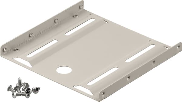 Monteringsramme til 2,5-tommer harddiske til 3,5-tommer - 1-fold Beige