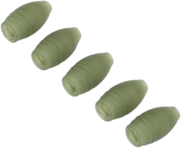 Stoppperle Dacron Koblinger 60 Kobling Feeder Fiskeagn Karpe Stk Elastisk Holder Lås
