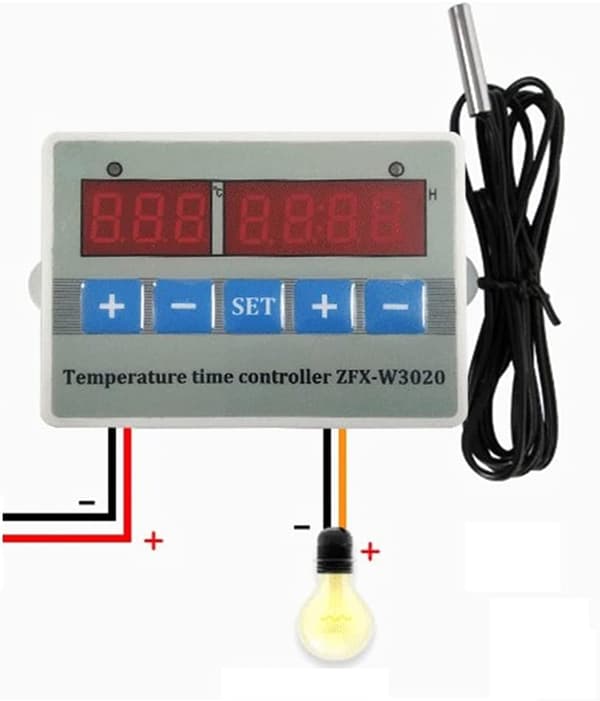 ZFX-W3020 Digital Intelligent Temperaturregulator Termostat Timer Switch Modul -55-110 Celsius (AC 220V)