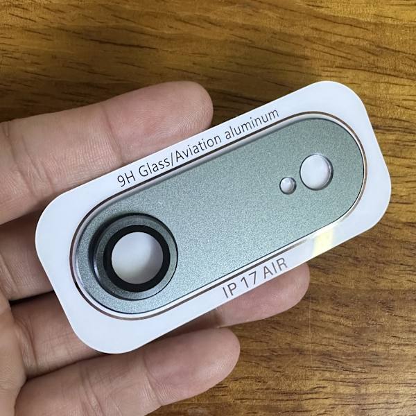 Matte Metal Armor Camera Lens Protector Compatible with iPhone 17 Pro Max - Silver