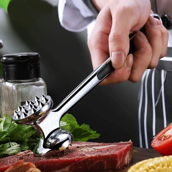 Köttmörningsverktyg Dubbelsidig Köttmörningshammare