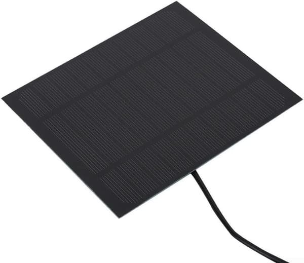 Oplader Android-telefoner, solcellebatteri camping vandreture 3.5W 5V monokrystallinsk solpanel til bærbar strømrejse