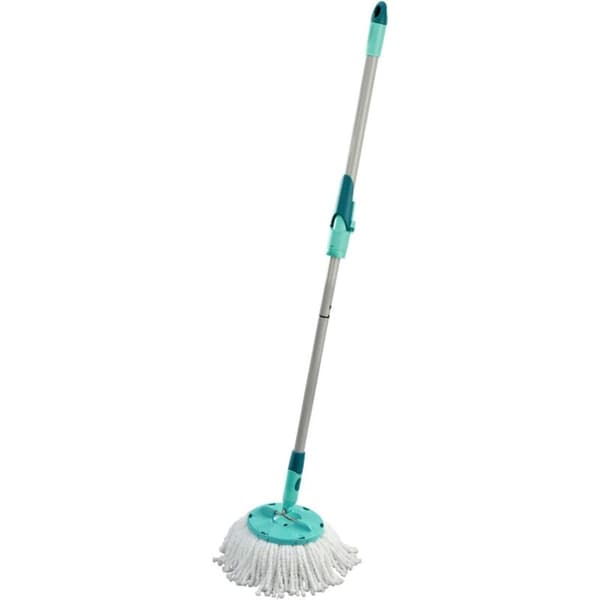 2-pak Clean Twist Disc Mopp-erstatningshoveder, ideelle til fliser og S