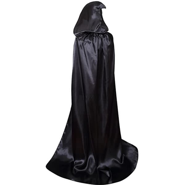 Unisex Hætteklædt Kappe i Fuld Længde Lang Fløjlskappe Cosplay Co