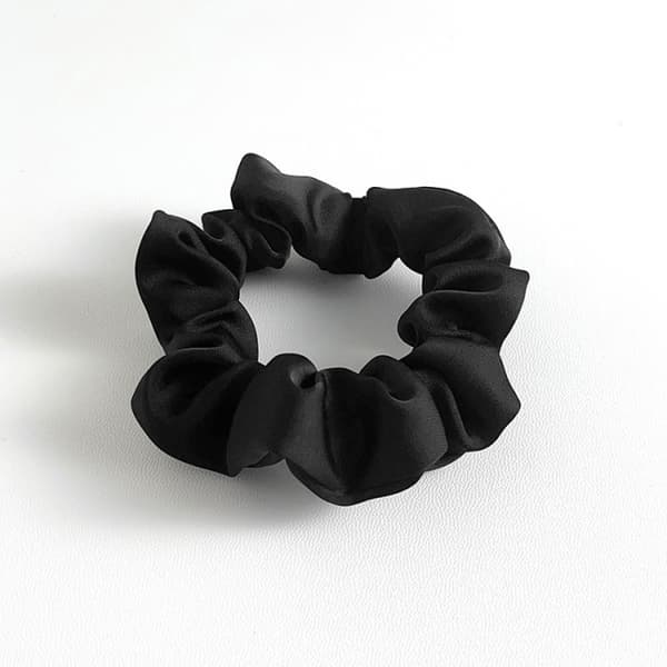 5 stk. satin scrunchies, blødere end silke, hårscrunchies til kruset hår