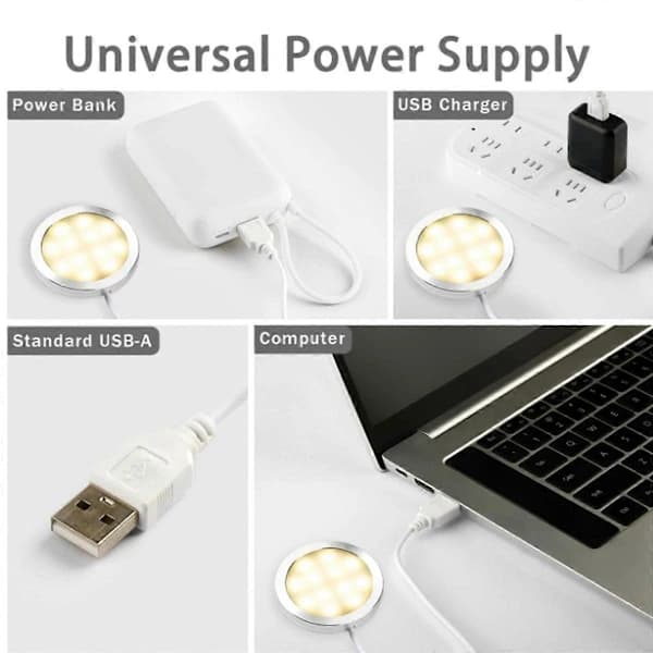 (pow yeah!) 4X DIY LED-lampesæt: Kun hardware INGEN 3D-printede dele, stærkt lys energieffektiv tilpasset belysning