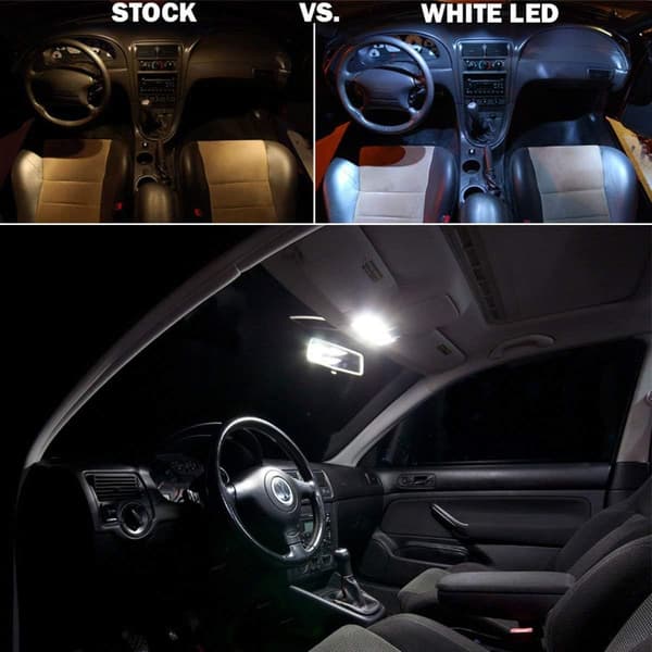 4-pack DE3175 31mm LED Interior Dome Light Map Light Door Light