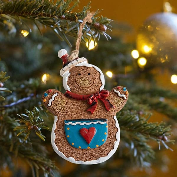Pepparkaksgubbe Hængende Julepynt Juletræspynt