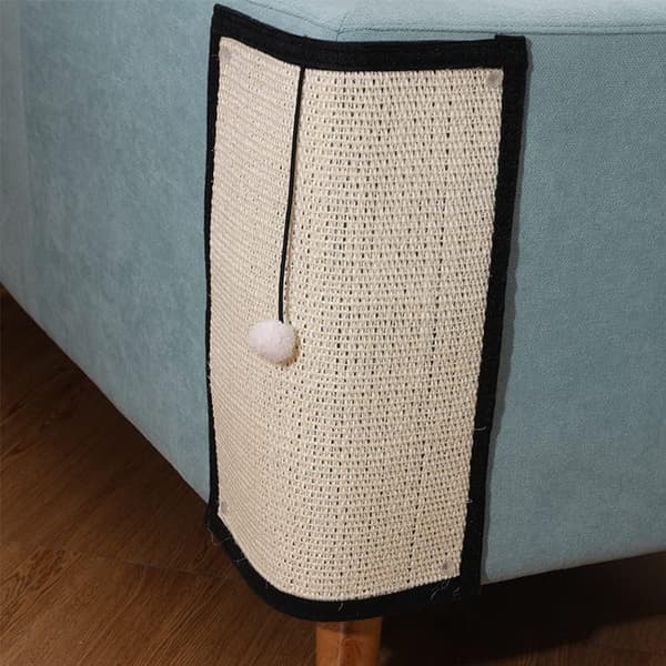 Kattekløsemåtte Sisal Resistent Kattekløser Killing Kattekløsebræt Rulbart Beskyttelse Bord Stol Gulv Sofa Katte Klør Interaktive Legetøj